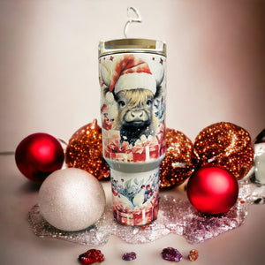 Christmas Cow 40oz Tumbler