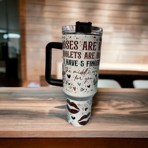 Middle Finger 40 oz Tumbler