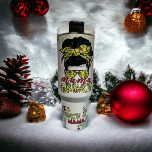 Mama Grinch 40 oz Tumbler